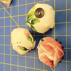 Vintage Pin Cushion Cupcakes Set of 3